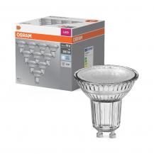 10er-PACK OSRAM LED BASE PAR16 GU10 LED Strahler 4.3W wie 50W 36° 4000K neutralweißes Licht GLAS